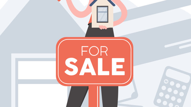 一个成年的女人站在那里，手里拿着房子模型图片下载