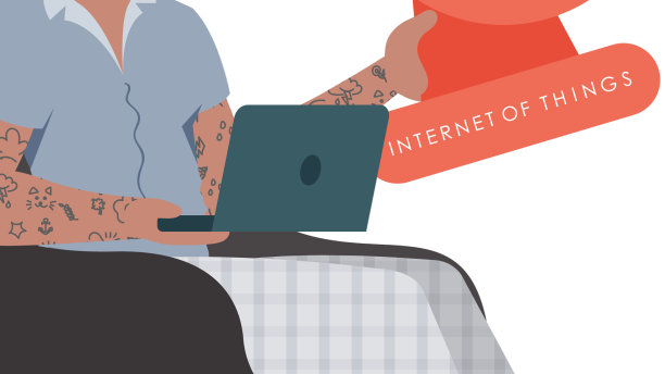 物联网概念，这家伙拿着一个卫星天线图片下载