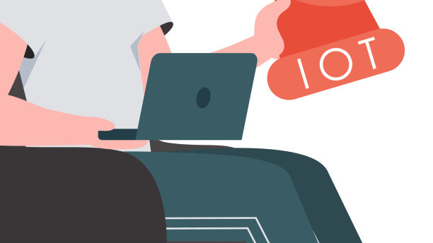 物联网和自动化概念的家伙图片下载