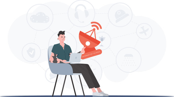 一个男人手里拿着一个卫星天线图片下载