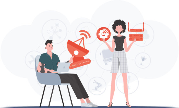 物联网和自动化的概念图片下载