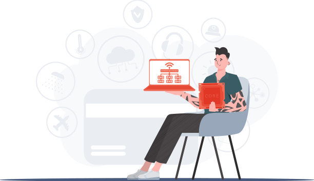 那家伙手里拿着一台笔记本电脑和一个处理器芯片图片下载