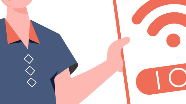 这家伙手里拿着一个带物联网标志的手机图片下载