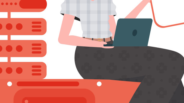 女孩手里拿着一个有物联网标志的手机图片下载