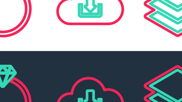 镶线层钻石订婚戒指和云彩图片下载