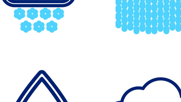 设置线云与雪水滴百分比图片下载