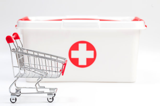 急救箱和购物车图片下载