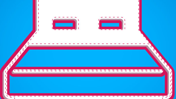 白色大床为两人或一人图标孤立图片下载