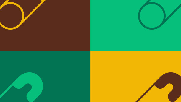 波普艺术经典封闭钢制安全别针图标图片下载