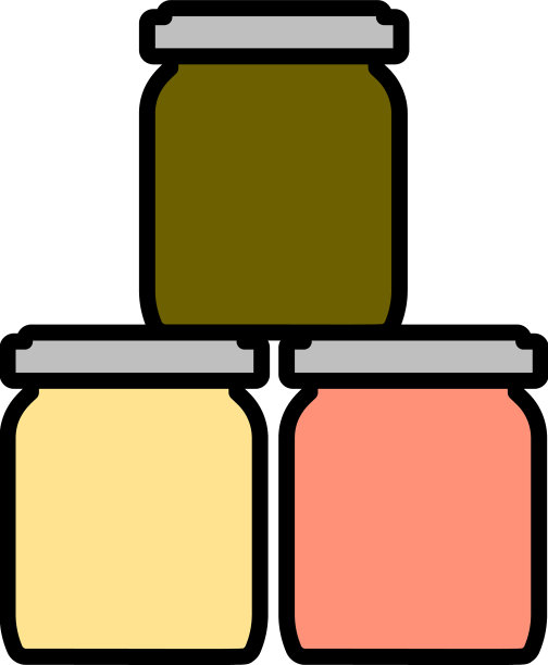 婴儿玻璃罐图标图片下载