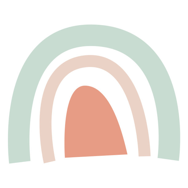 粉彩彩虹有机抽象图片下载