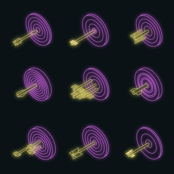 目标图标设置霓虹灯图片下载