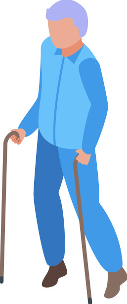 高级拐杖图标等长护士图片下载