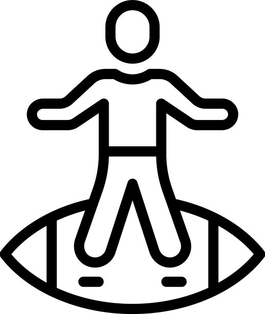 守护冲浪图标轮廓安全水图片下载