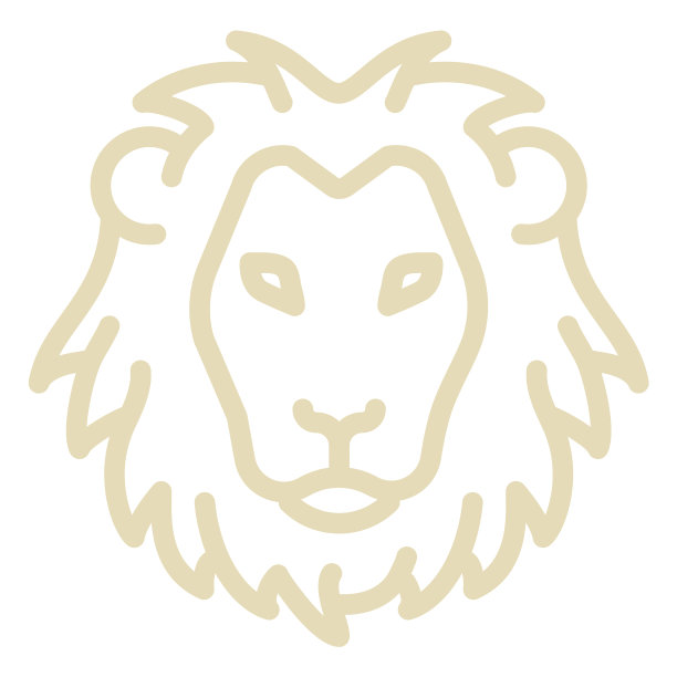 简单粗划狮子头图片下载