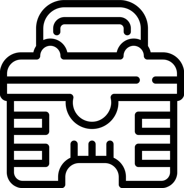 构造工具箱图标轮廓工具包图片下载