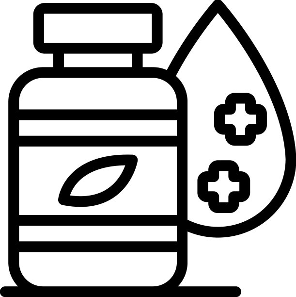 皮肤下降图标轮廓诊所健康图片下载