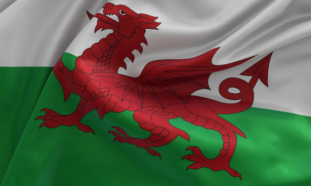 威尔士旗图片下载