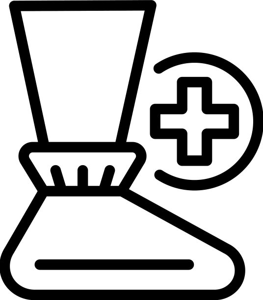 医用鞋套轮廓图标图片下载
