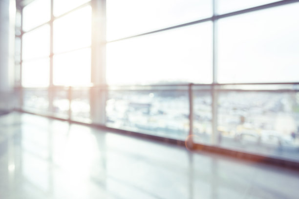 抽象模糊镜头在机场为背景图片下载