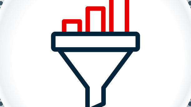 销售漏斗与图表为市场和图片下载