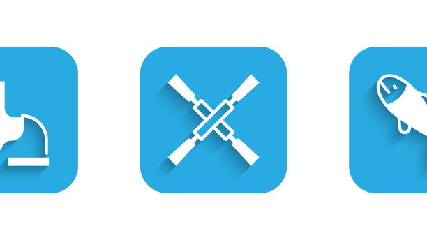 在冰岛设置桨或船票图片下载