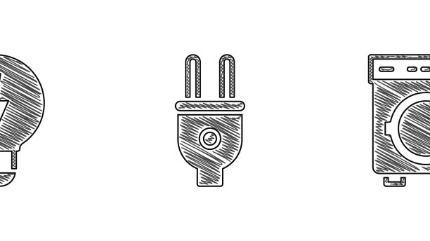 设置电插头电工电灯开关图片下载