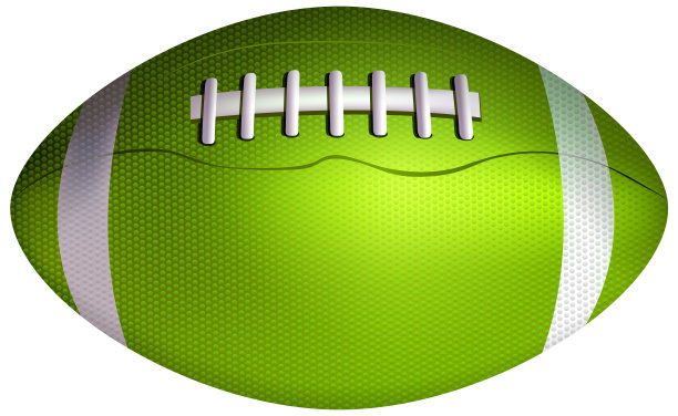 现实橄榄球孤立图片下载