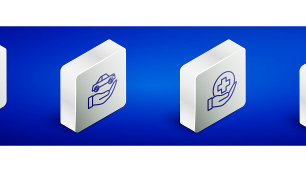 设等距线车险、人寿保险和房屋保险图片下载