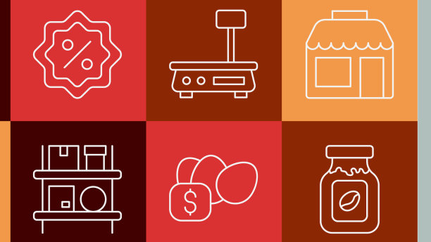 设线信用卡咖啡罐瓶市场图片下载