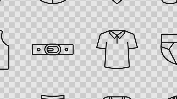 设置线手袋t恤领带裤子汗衫图片下载