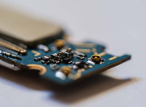 印制电路板微距摄影图片下载