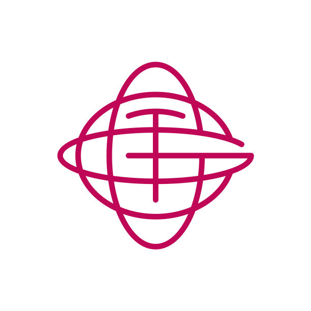 优雅的线条标志类型溢价字母图标图片下载