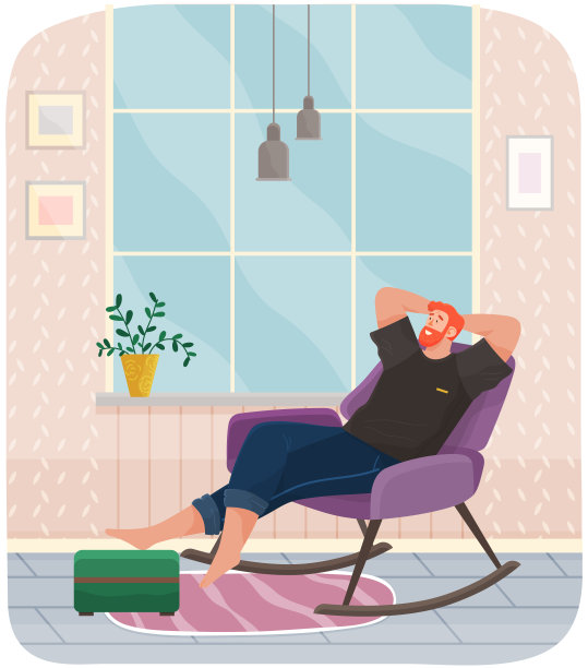 男人躺在公寓的沙发上。快乐的年轻人放松，梦想。在沙发上休息，在家休闲图片下载