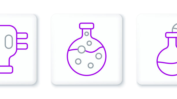 设置生产线植物育种防毒面具和试管图片下载