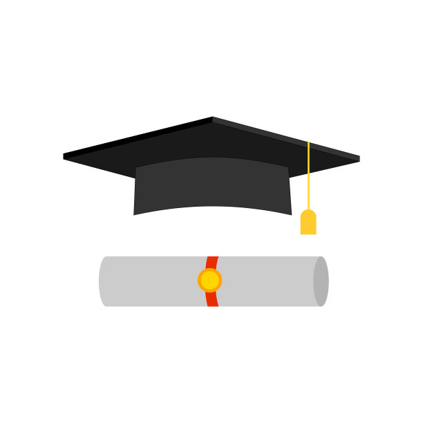 抽象icon用书学生帽教育图片下载