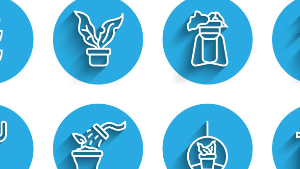 集线园林耙喷植物异域图片下载