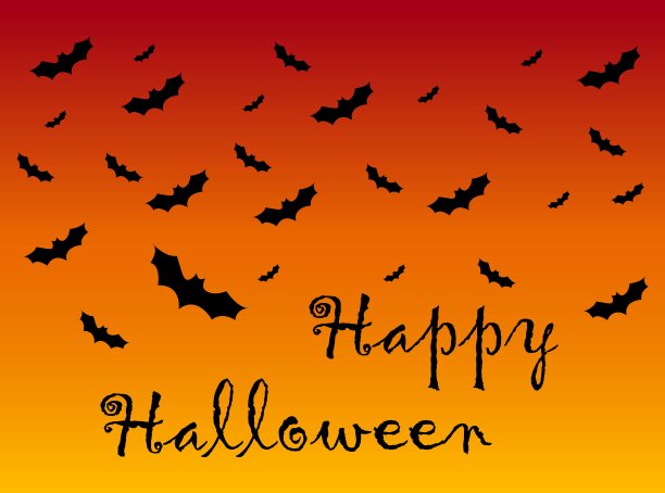 万圣节蝙蝠病媒背景图片下载