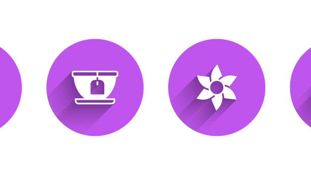 用茶包花固定饼干或饼干杯图片下载