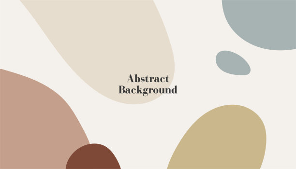 抽象的背景。手绘各种形状和涂鸦对象。时髦的现代当代矢量插图。每个背景都是孤立的。柔和的颜色图片下载