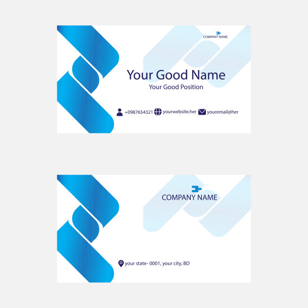 高级企业豪华名片图片下载