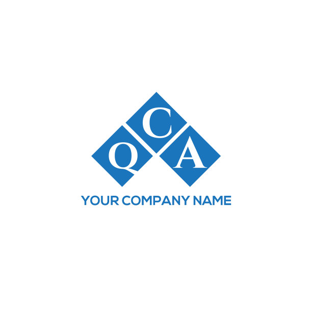 字母标志设计在黑色背景Qca图片下载