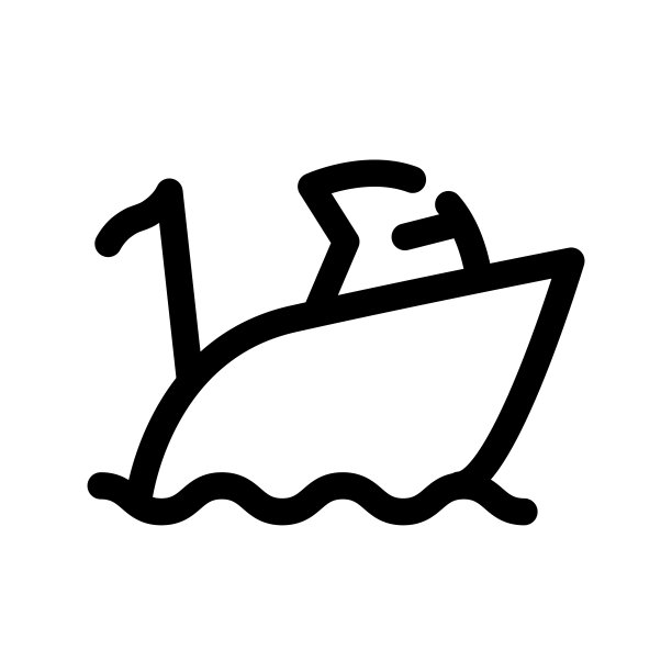 游艇图标设计图片下载