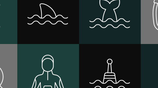 设置鱼鳍线潜水刀面具游泳图片下载