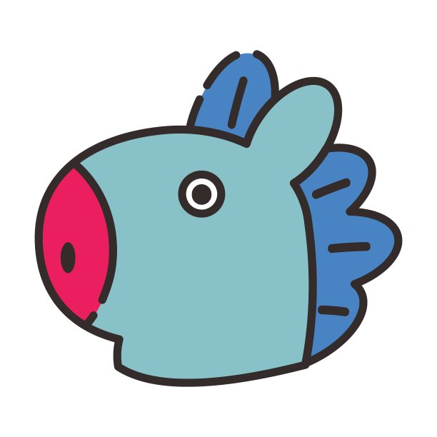 图标很多角色。一张可爱的卡通脸。适用于智能手机壁纸、印刷品、海报、传单、贺卡等。图片下载