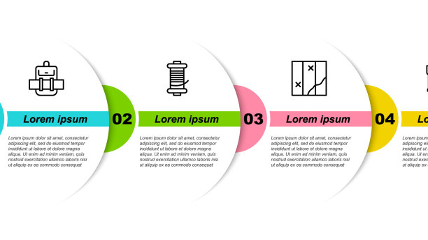 设定线徒步背包纺车图片下载