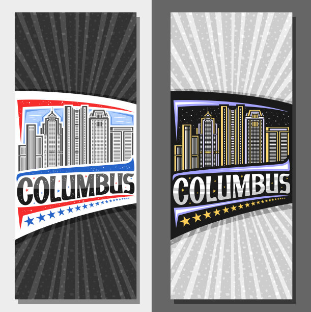 哥伦布的垂直布局图片下载