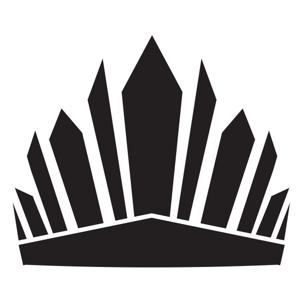 切割出的水晶王冠图片下载