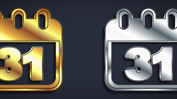金银日历与万圣节日期31图片下载