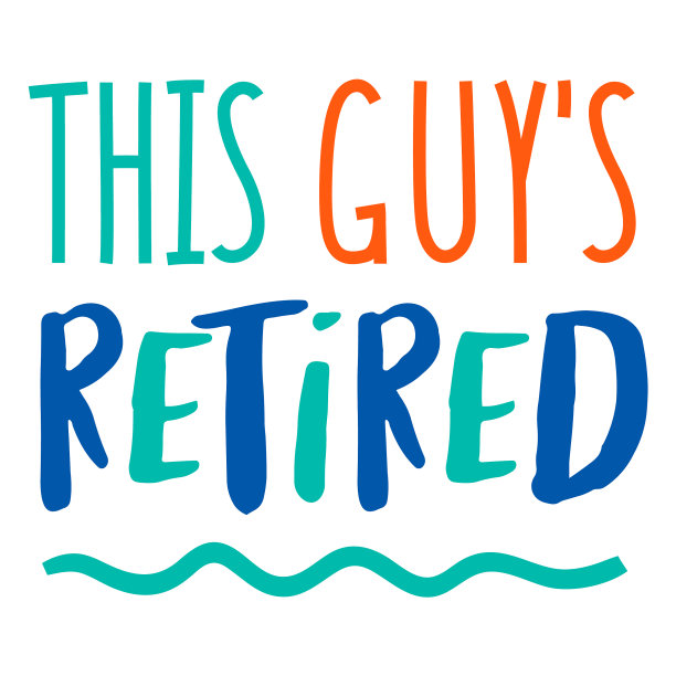 退休的人的徽章图片下载